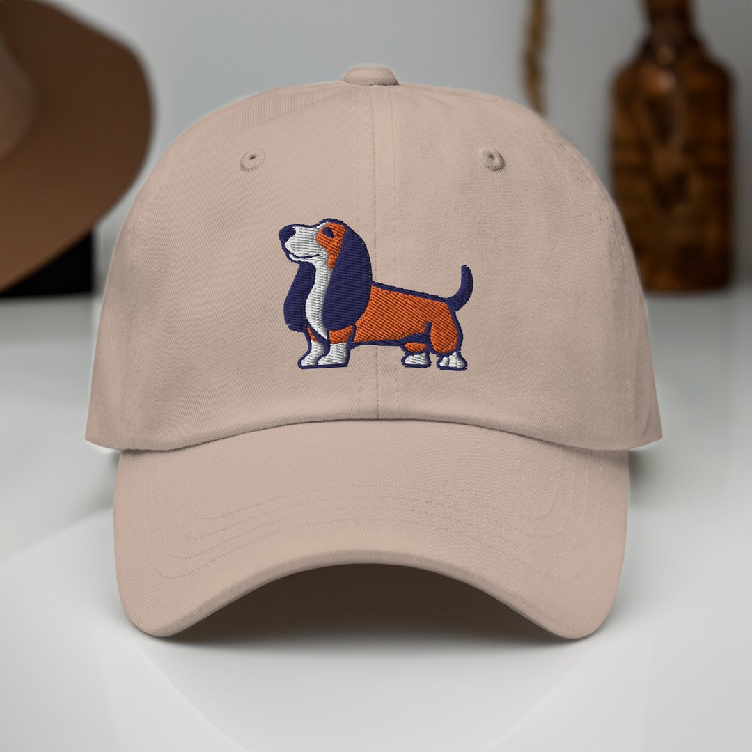Basset Hound Baseball Cap Cute Dog Lover Hat, Adorable Hush Puppy