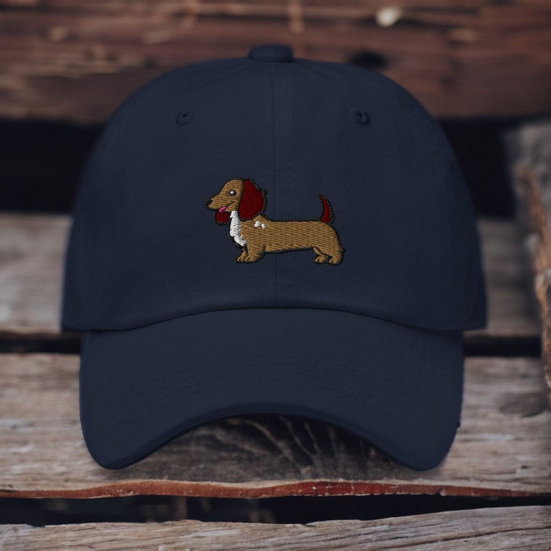 Dachshund Lover Baseball Cap Cute Wiener Dog Logo Hat, Fashionable Pet
