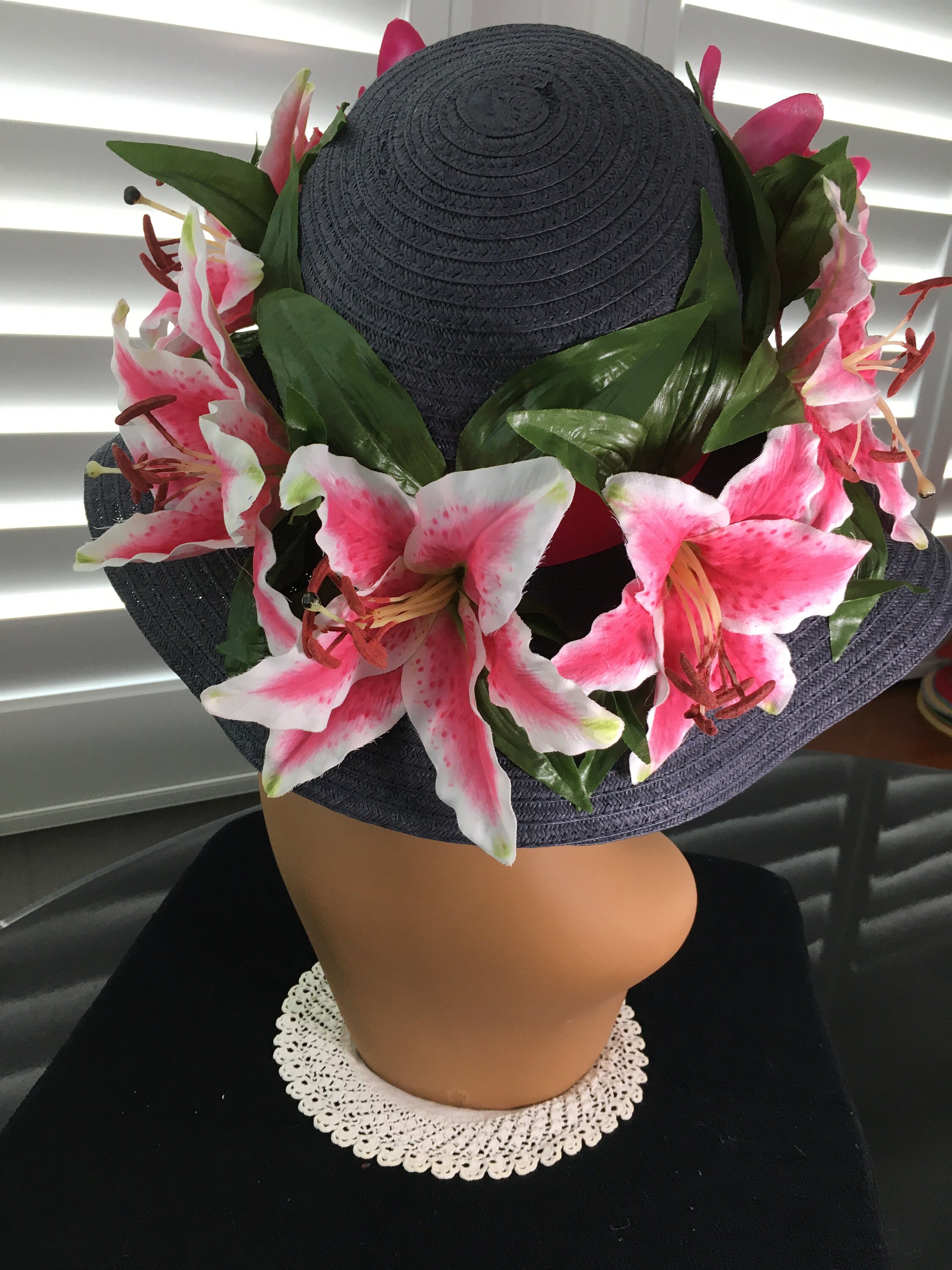 Floral Wide Hat main image 1