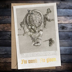 No Womb No Gloom Carte de vœux