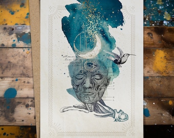 Heavenly Bodies Greeting Card No. 4