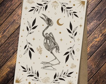 Feather Plucking Greeting Card No. 6: Depression