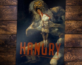 Hangry Mini Print/Postcard