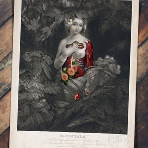 Sakontala-tryck (exklusivt online) bild 1