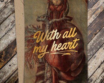 Dissecting Dd'Agoty Greeting Card No. 10: With All My Heart