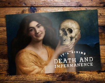 Death and Impermanence Print/Postcard