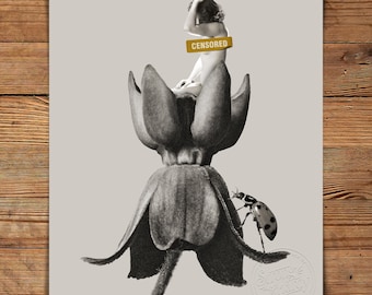 Body of a Flower: Ladybug Luster Metallic Print (Online Exclusive)