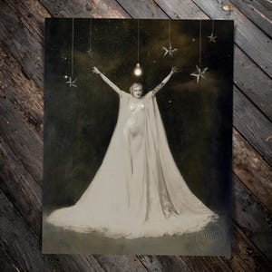 Eve Before the Cosmos Luster Metallic Print