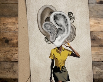 Anatomical Whimsical Greeting Card No. 4