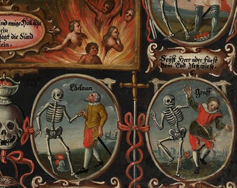 Dance of Death Restored Reproduction Print - Etsy