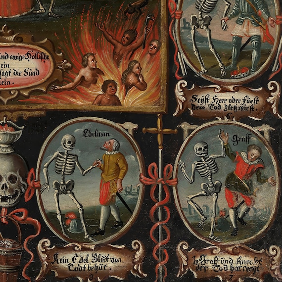 Dance of Death Restored Reproduction Print - Etsy