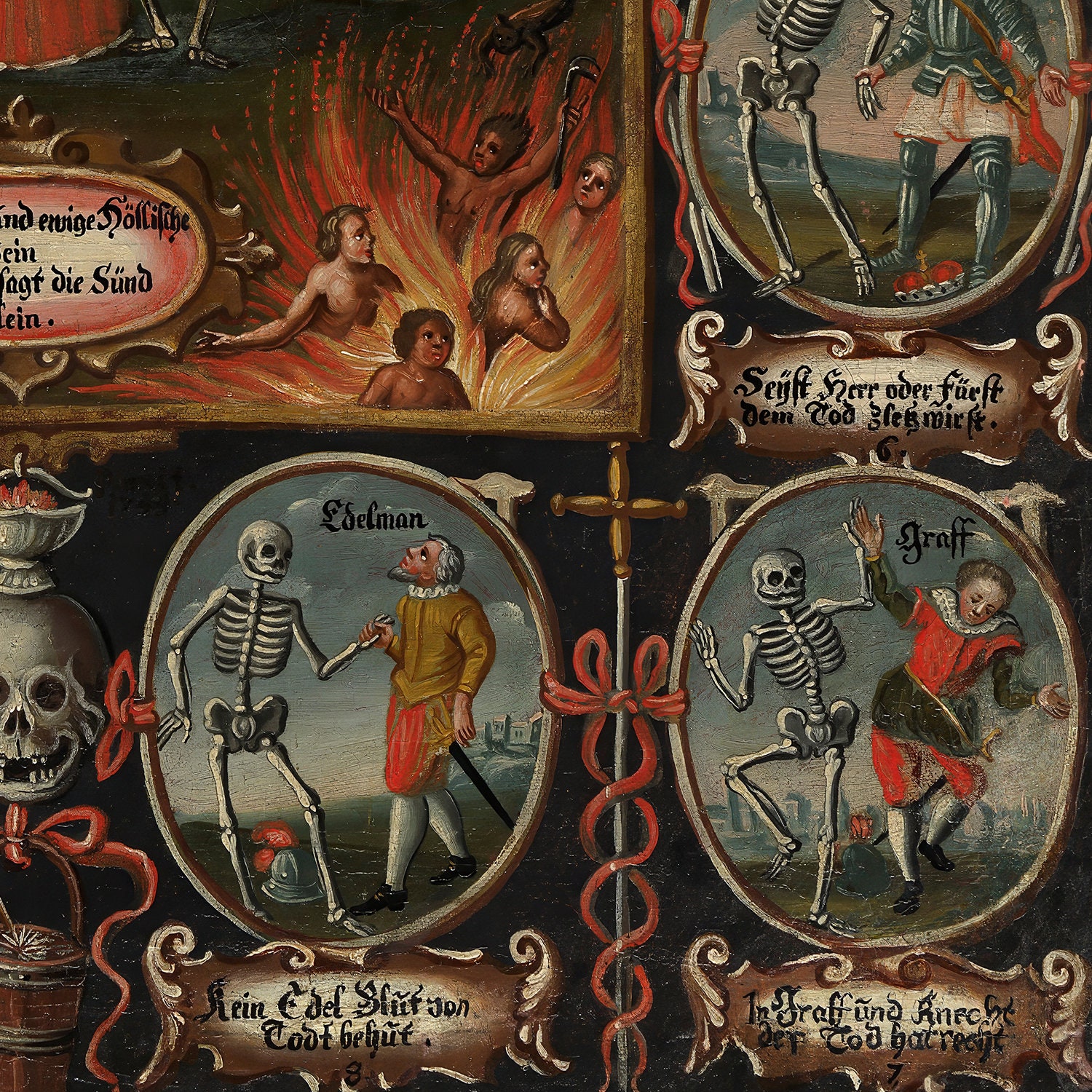 Dance of Death Restored Reproduction Print - Etsy
