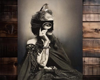 Fledgling Folly Luster Metallic Print