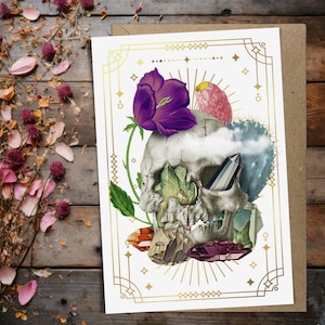 Anatomical Floral Greeting Card No. 2