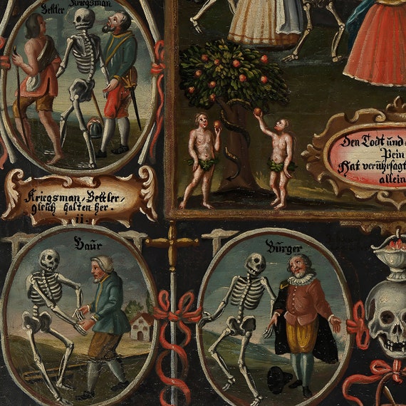 Dance of Death Restored Reproduction Print - Etsy