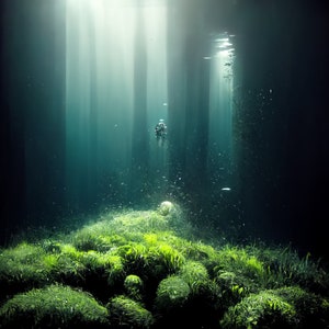 Deep under the sea