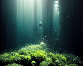 Deep under the sea