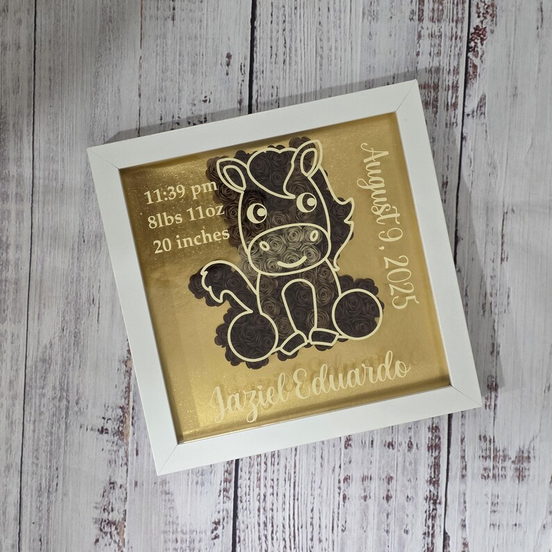 Personalized Baby Birth Stats Frame, Newborn Keepsake Gift - Etsy