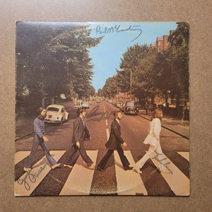 Beatles Autographed Abbey Road Album - Signed by All 4! - RARE! - One of a Kind? - Certificate of Authenticity!