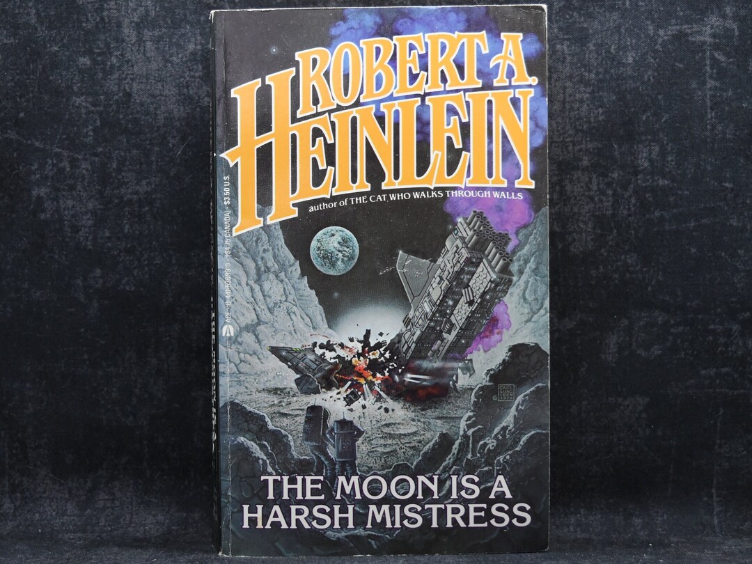 Used Book the Moon Is A Harsh Mistress by Robert A. Heinlein - Etsy ...