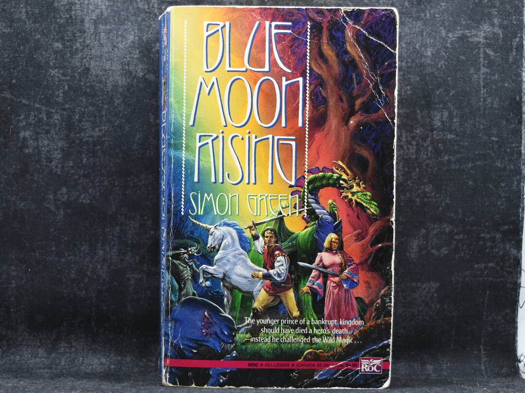 Used Book Blue Moon Rising by Simon Green Etsy