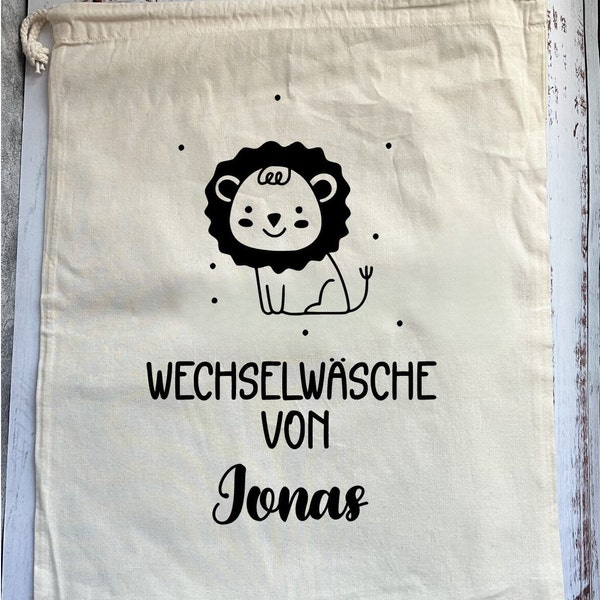 Wechselkleidung Beutel, personalisiert / Kindergarten / Wechselwäsche / Wechselkleidung / Kita-Beutel / ByFiönchen