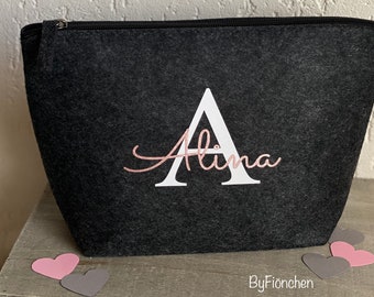 Kosmetik Tasche / Schlamper, personalisiert