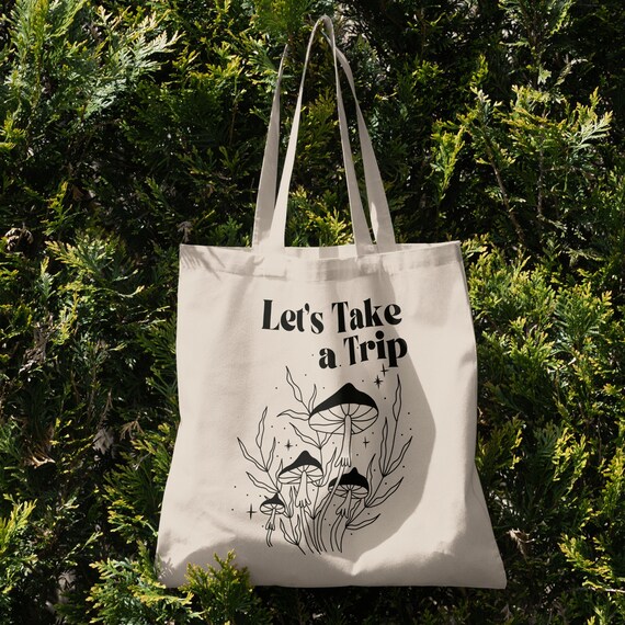 Mushroom Tote Bag Cute Tote Bag Mushroom Bag Tote Bag Aesthetic Trendy Tote Bag Mushroom Purse Reusable Bag Stoner Gifts Etsy