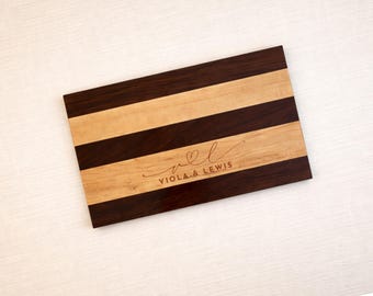 Tabla de cortar personalizada grabada, tabla de embutidos personalizada para parejas, regalo de aniversario de bodas