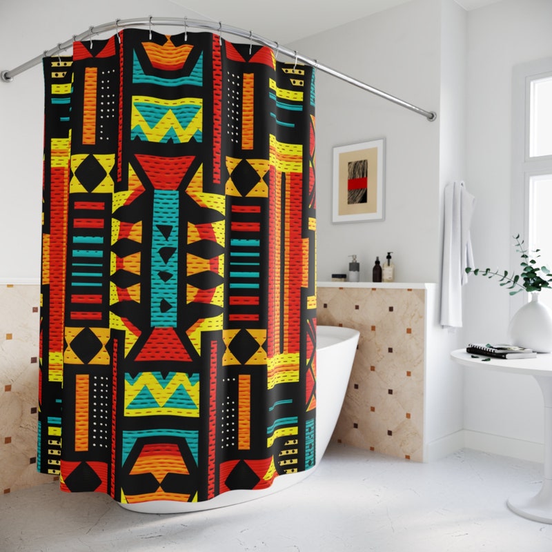 Africa DR of the Congo Personalized Shower Curtain Flag Style LT9