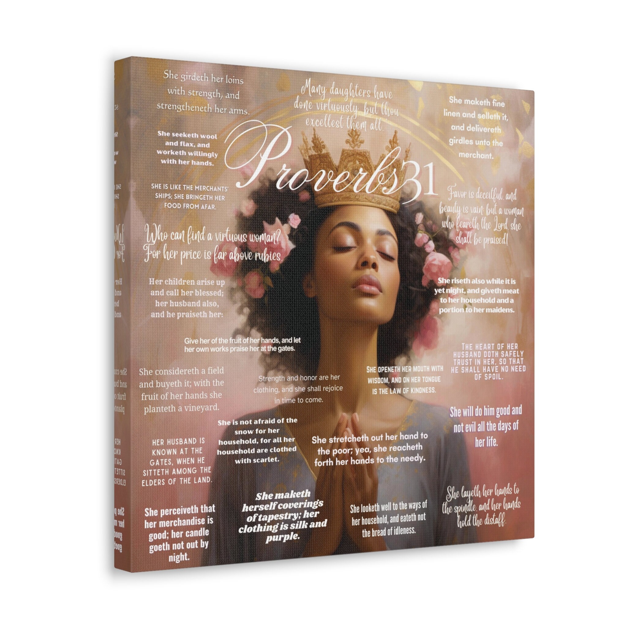 Proverbs 31 Canvas Virtuous Woman Decor Pink And Gold Roses Full proverbs-31-canvas-virtuous-woman-decor-pink-and-gold-roses-full
