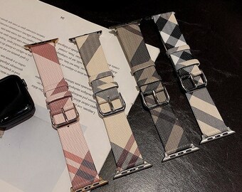 Burberry Apple Watch Band - Etsy