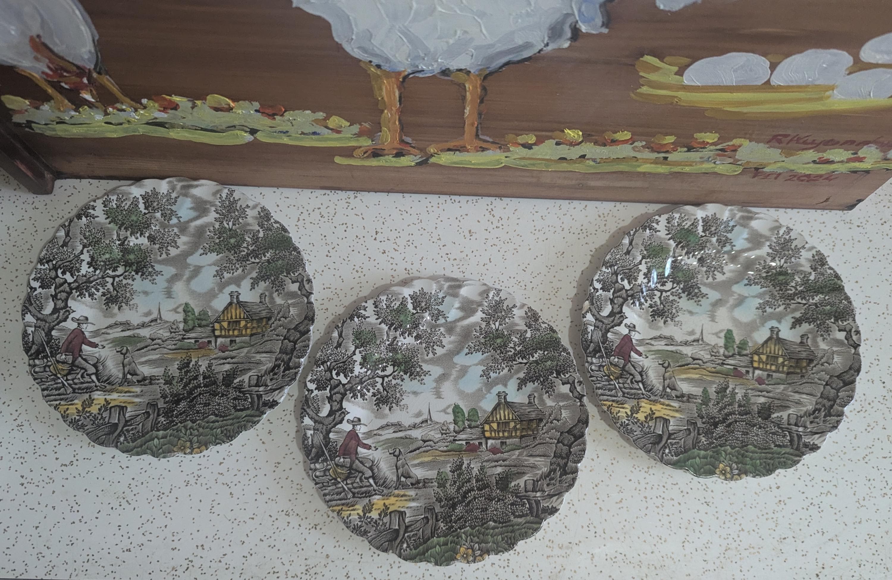 Staffordshire China Hunting - Etsy