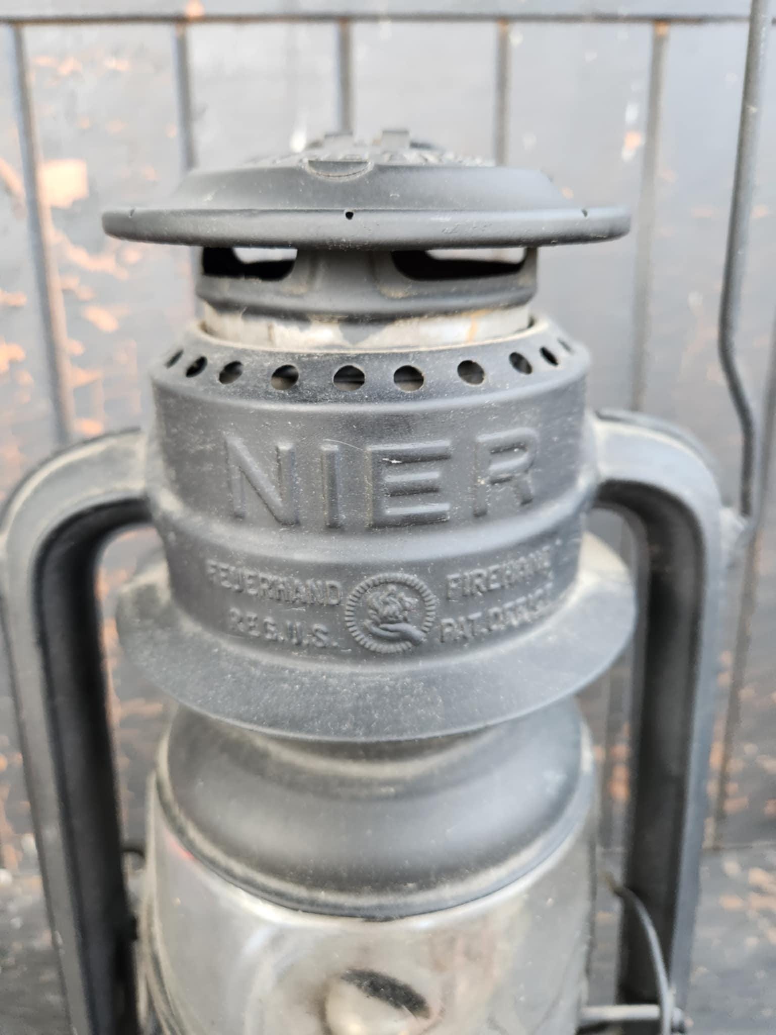 Vintage Nier Feuerhand 260 Kerosene Lantern With Original Globe - Etsy