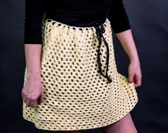 Heldere sterrenhemel gehaakte rok met hoge taille