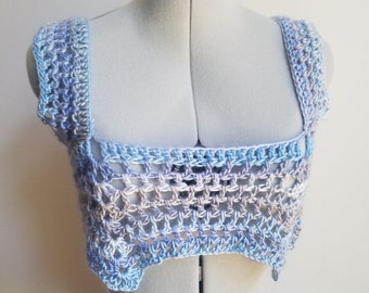 Gehaakte bralette met sterrenhemel