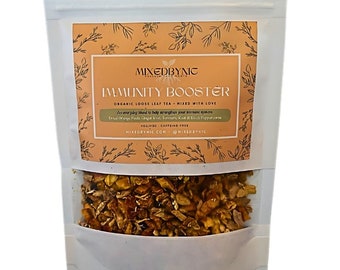 Immunity Booster: Organic Herbal Wellness Tea with Turmeric & Ginger