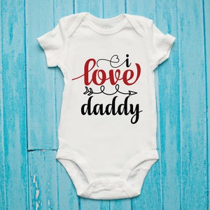 I Love Daddy Baby Bodysuit