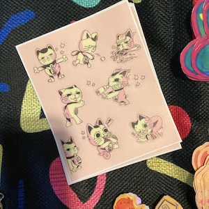 Granny Cat Stickersheet