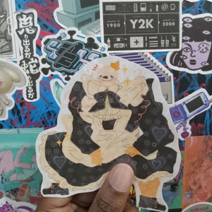 Boy in maid Outfit sticker