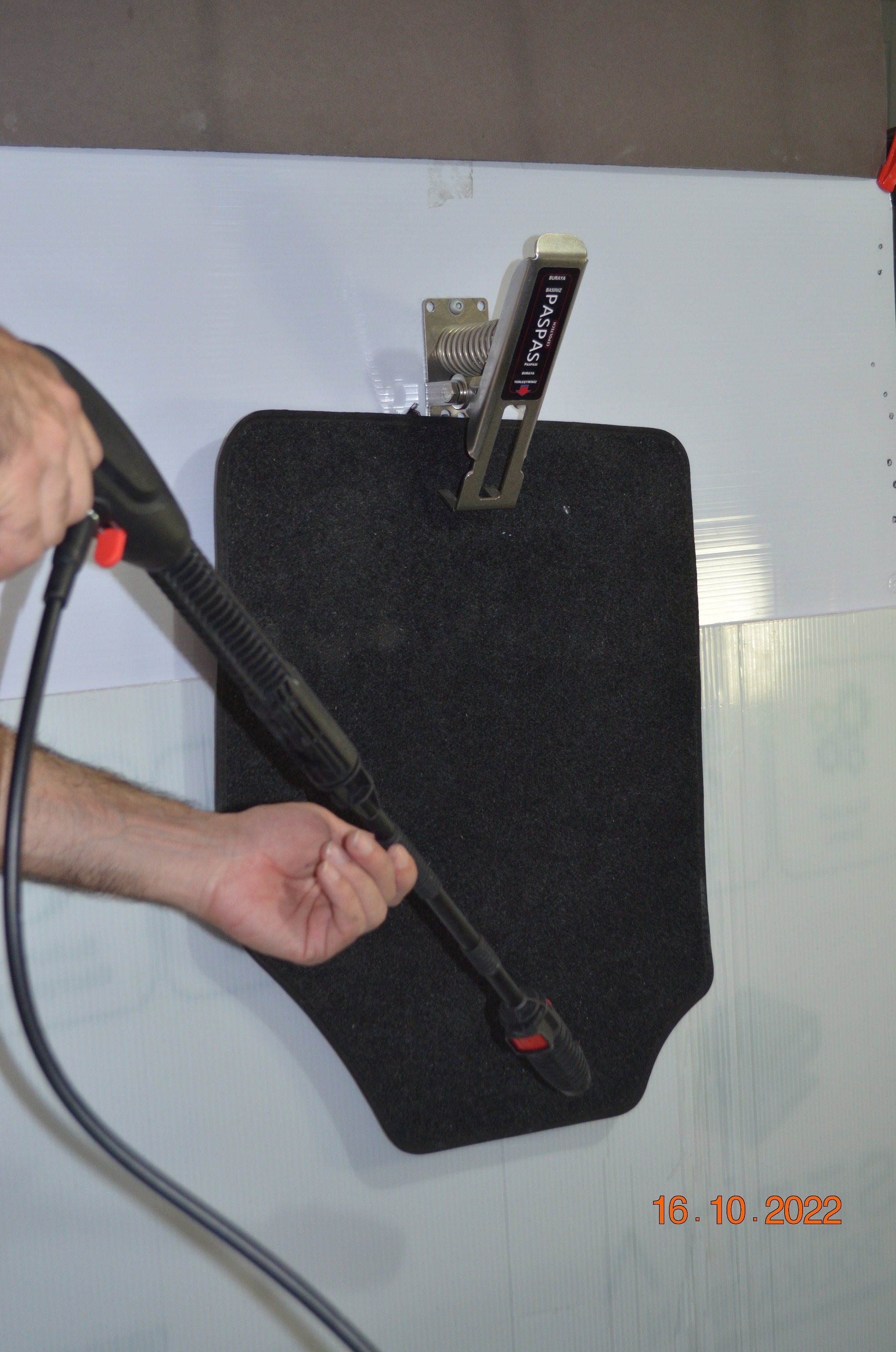 CEPOLTECH K44 Car Wash Floor Mat Hangerpack 4 Stainless Steel Floor Mat Holdermat Clamp Mat