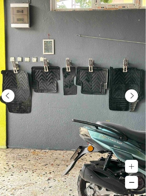 CEPOLTECH K44 Car Wash Floor Mat Hangerpack 4 Stainless Steel Floor Mat Holdermat Clamp Mat