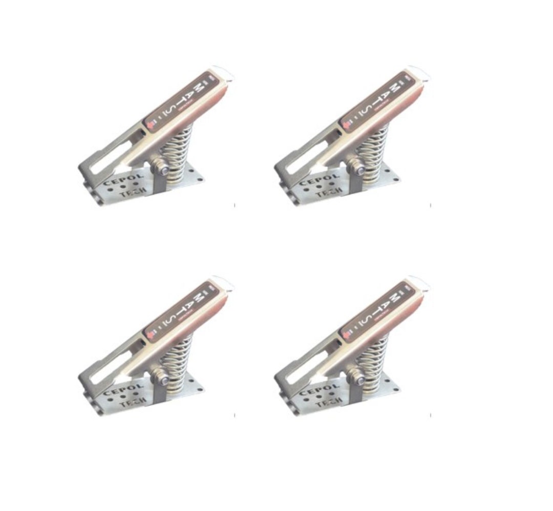 CEPOLTECH K44 Car Wash Floor Mat Hangerpack 4 Stainless Steel Floor Mat Holdermat Clamp Mat