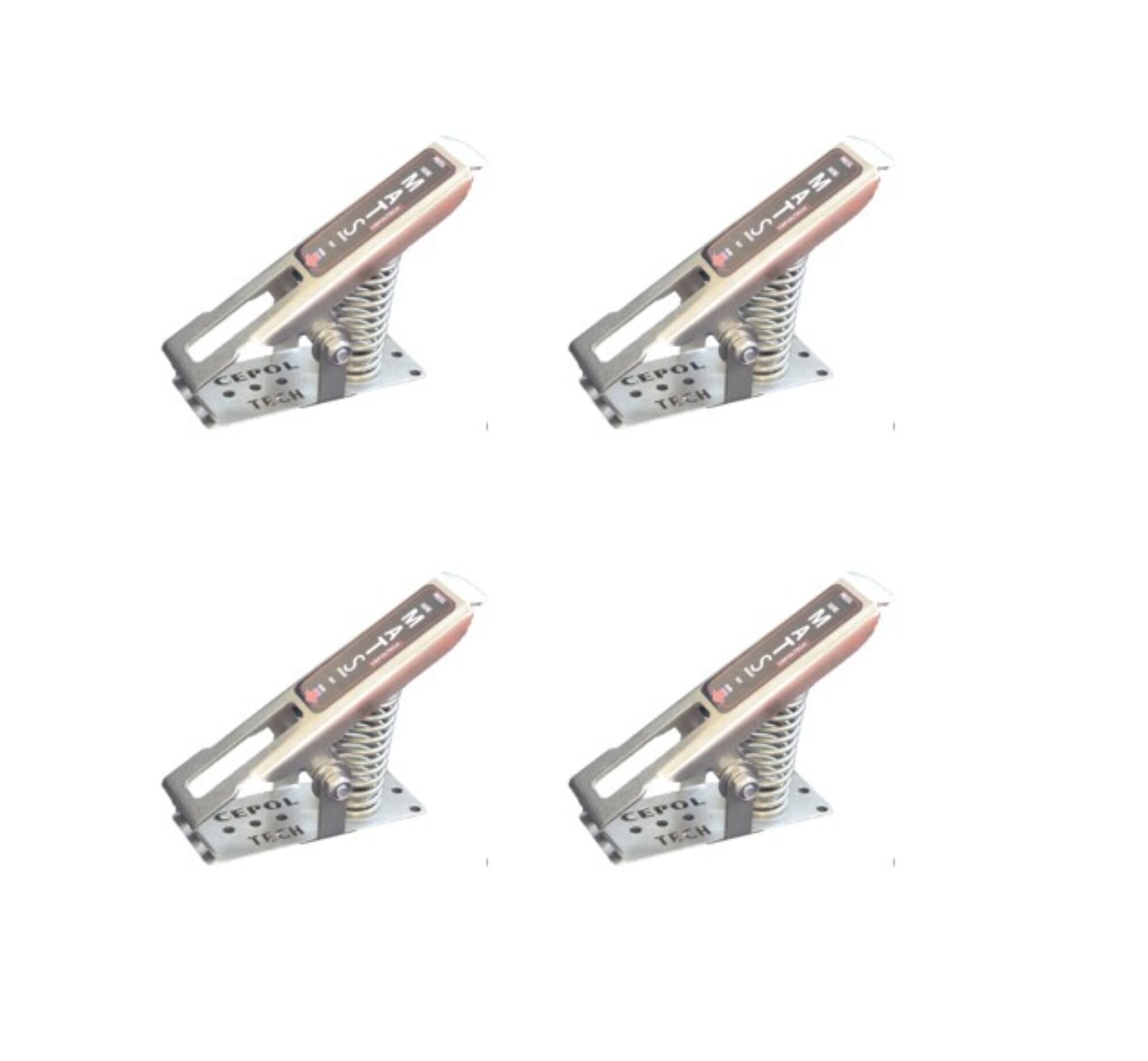 CEPOLTECH K44 Car Wash Floor Mat Hangerpack 4 Stainless Steel Floor Mat Holdermat Clamp Mat