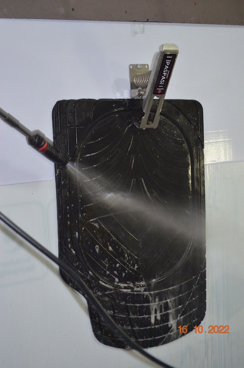 CEPOLTECH K44 Car Wash Floor Mat Hangerpack 4 Stainless Steel Floor Mat Holdermat Clamp Mat