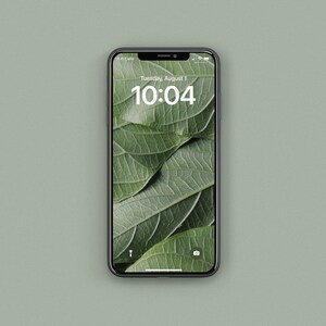 iPhone Wallpaper, Leaf Array, High Resolution, Instant Download