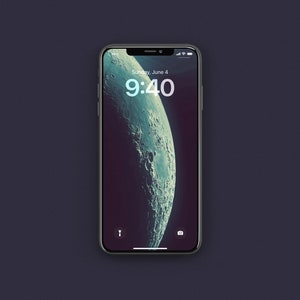 High Resolution Blue Moon iPhone Wallpaper