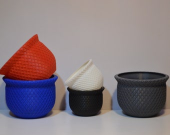 3D printed flower pot