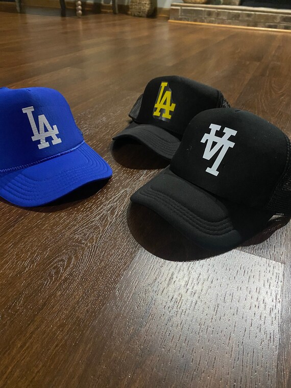 Custom Made LA Trucker Hat Dodgers 