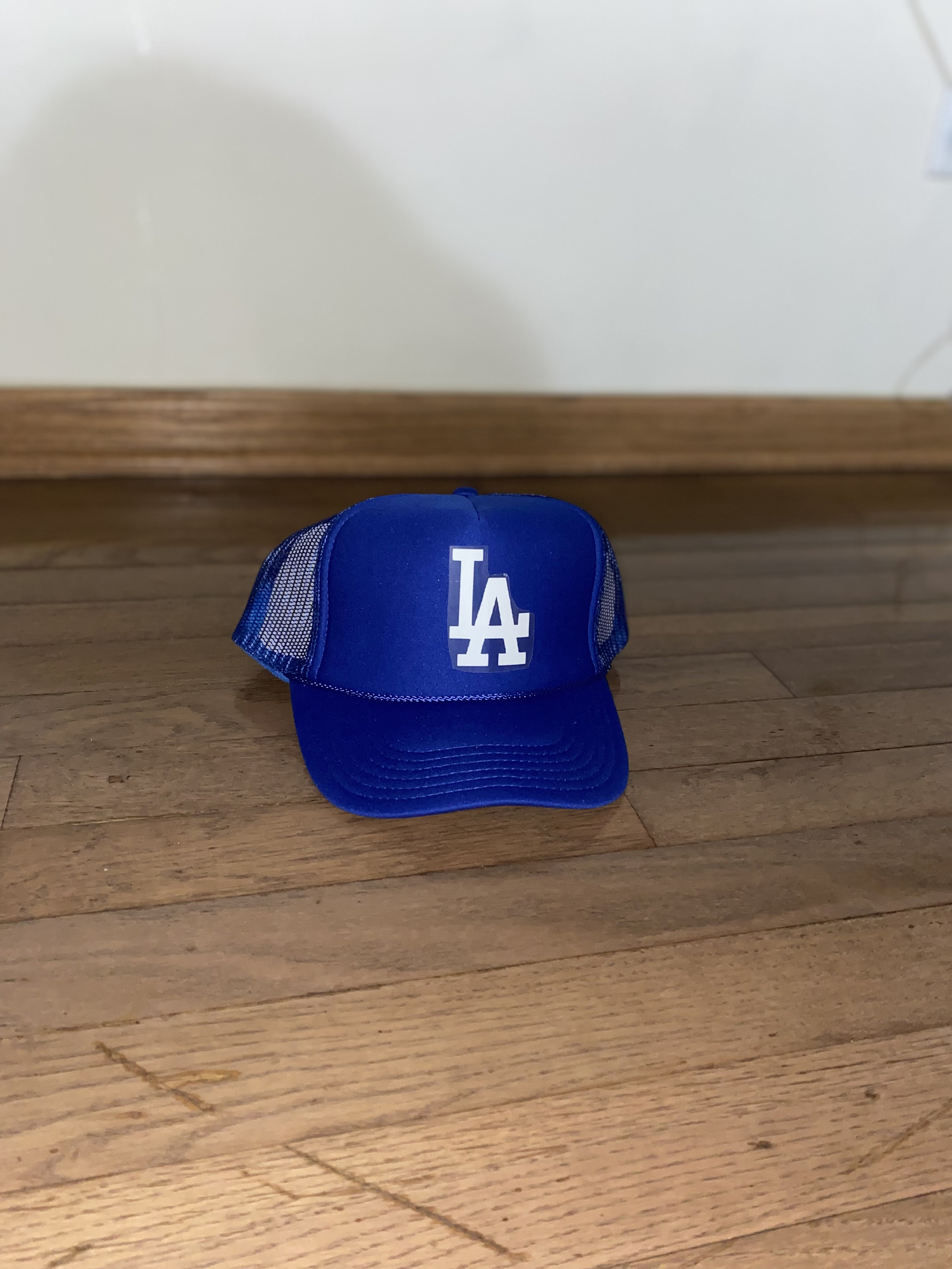 Custom Made LA Trucker Hat Dodgers 